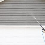 Nettoyage d'une façade noircie